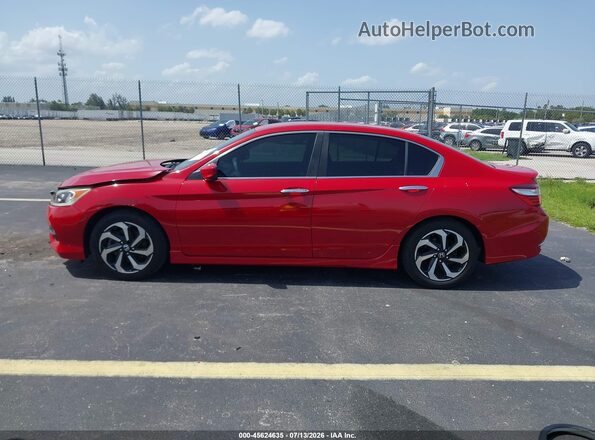 1HGCR2F17HA070763 2017 HONDA ACCORD Red Widok wnętrza 360 stopni