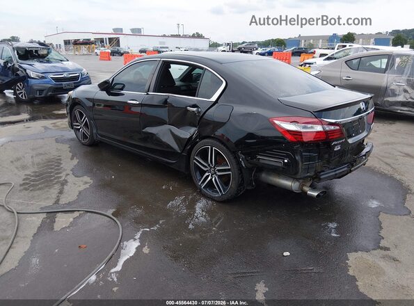 1HGCR2F17HA090530 2017 HONDA ACCORD Black უკანა მარცხენა