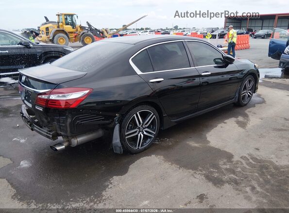 1HGCR2F17HA090530 2017 HONDA ACCORD Black უკანა მარჯვენა