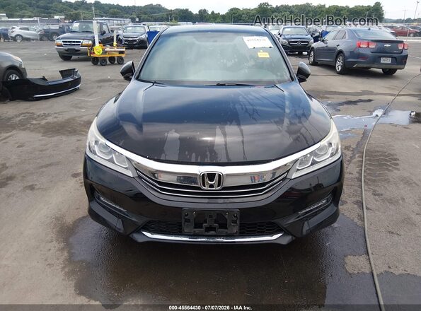 1HGCR2F17HA090530 2017 HONDA ACCORD Black ხელსაწყოთა პანელის ხედი