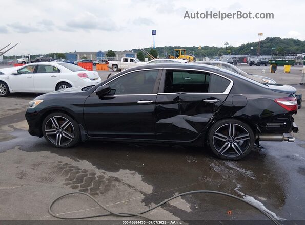 1HGCR2F17HA090530 2017 HONDA ACCORD Black სალონის 360-გრადუსიანი ხედი
