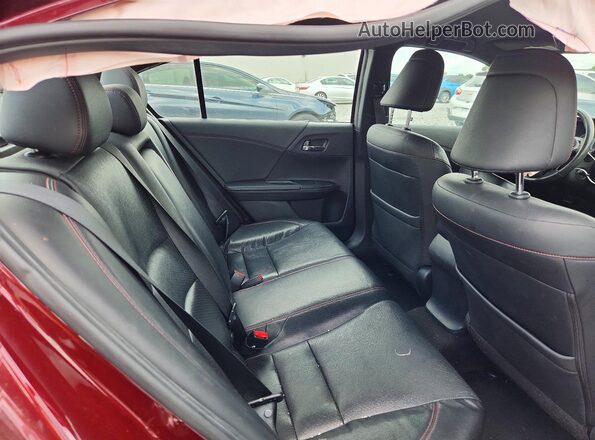 1HGCR2F17HA117581 2017 HONDA ACCORD Burgundy Vista de los asientos traseros