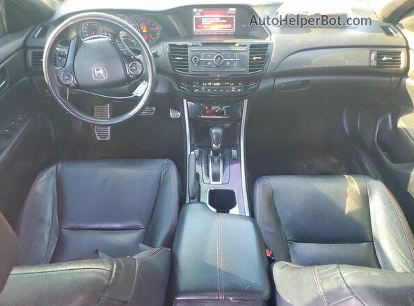 1HGCR2F17HA134283 2017 HONDA ACCORD White Вид панелі приладів
