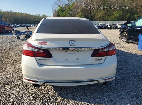 1HGCR2F17HA134283 2017 HONDA ACCORD White Вид ззаду