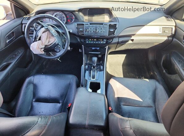 1HGCR2F17HA153206 2017 HONDA ACCORD Silver Dashboard view