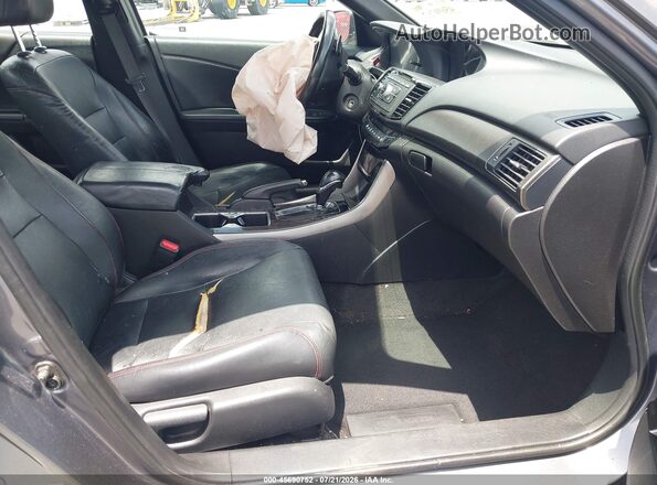 1HGCR2F17HA243861 2017 HONDA ACCORD Серый Вид салона спереди