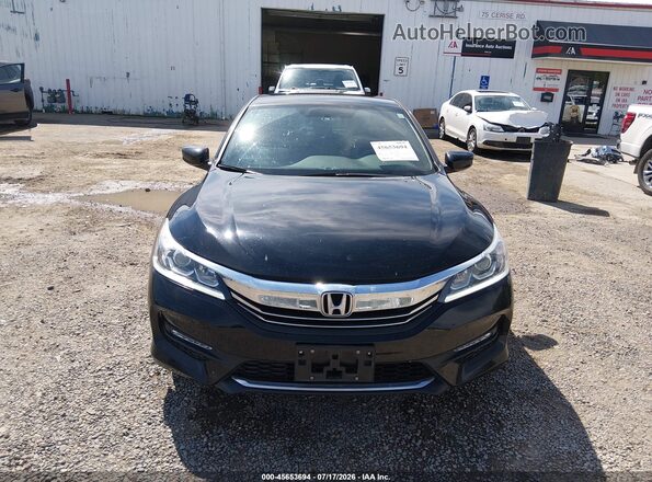 1HGCR2F17HA270932 2017 HONDA ACCORD Black Instrument cluster view