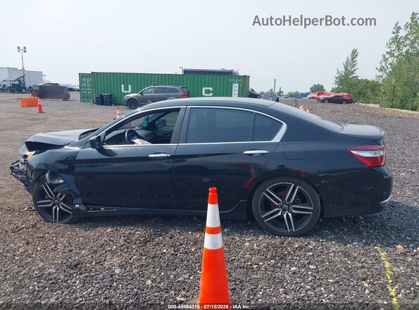 1HGCR2F17HA291960 2017 HONDA ACCORD Black Панорамний вид салону 360°