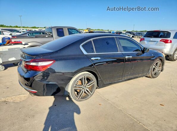 1HGCR2F18HA123017 2017 HONDA ACCORD Black უკანა მარჯვენა