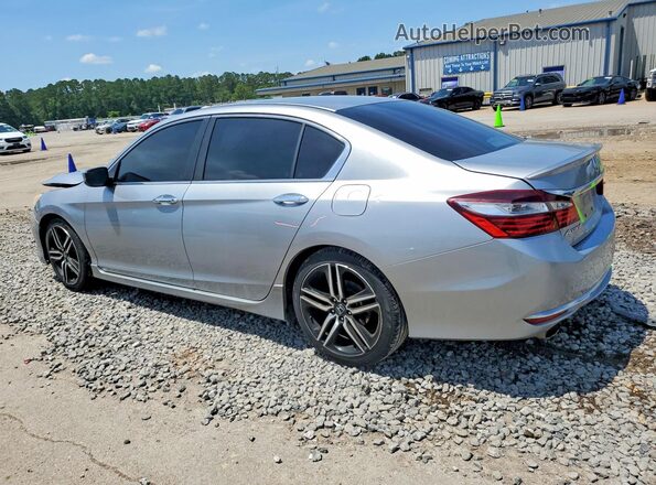 1HGCR2F19HA259446 2017 HONDA ACCORD Gray Trasero izquierdo