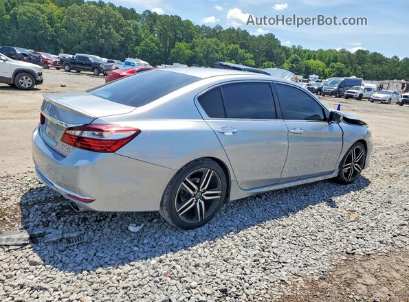1HGCR2F19HA259446 2017 HONDA ACCORD Gray Trasero derecho