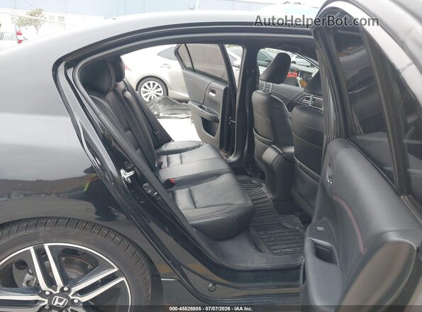 1HGCR2F19HA281592 2017 HONDA ACCORD Black Вид наклейки з VIN-кодом