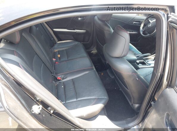1HGCR2F19HA298439 2017 HONDA ACCORD Black Widok naklejki z numerem VIN