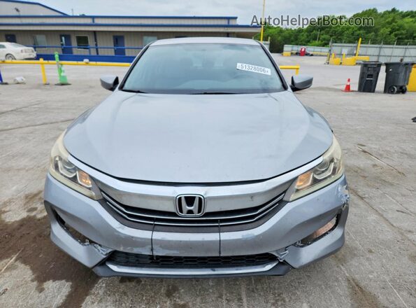 1HGCR2F30GA059734 2016 HONDA ACCORD Silver Front view