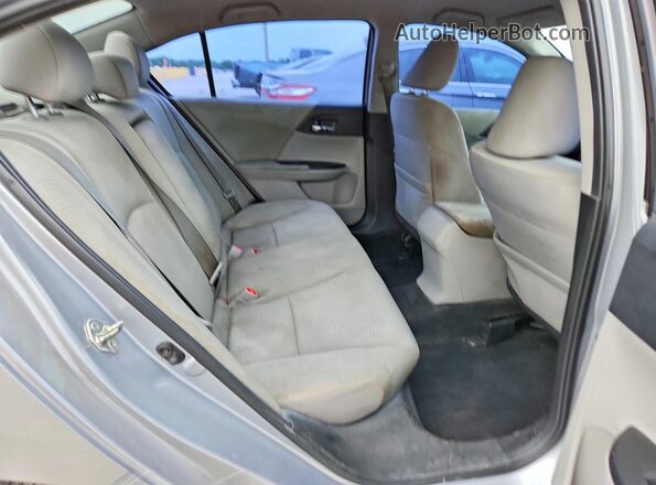 1HGCR2F30GA059734 2016 HONDA ACCORD Silver Rear seats view