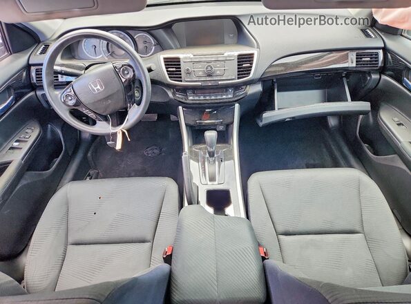 1HGCR2F30GA107717 2016 HONDA ACCORD Gray Вид панелі приладів