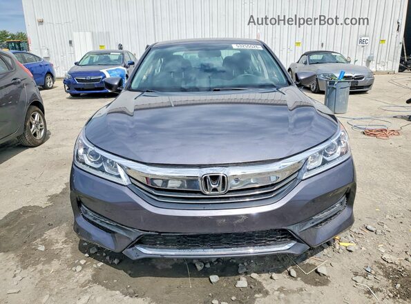 1HGCR2F30GA107717 2016 HONDA ACCORD Gray Вид спереду