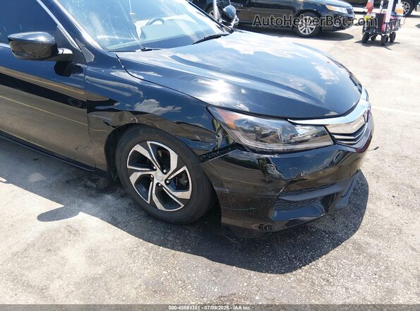 1HGCR2F30HA013211 2017 HONDA ACCORD Black Front view
