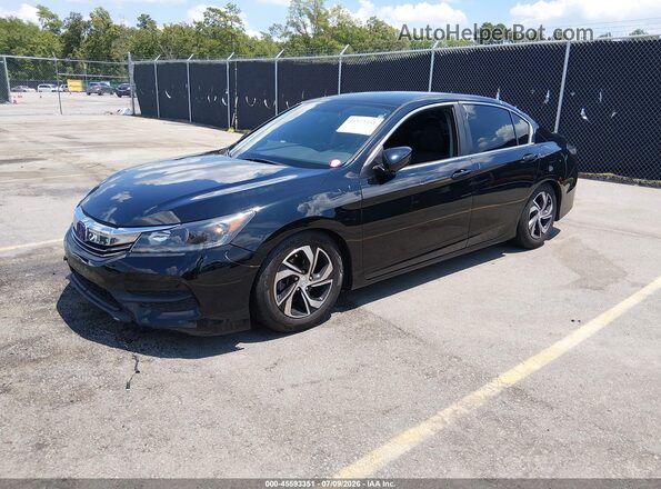 1HGCR2F30HA013211 2017 HONDA ACCORD Black Front left