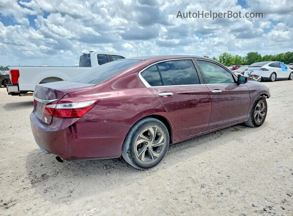 1HGCR2F30HA073022 2017 HONDA ACCORD Burgundy Задня права чверть