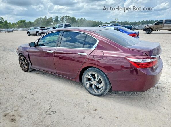 1HGCR2F30HA073022 2017 HONDA ACCORD Burgundy Задня ліва чверть