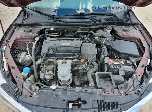 1HGCR2F30HA073022 2017 HONDA ACCORD Burgundy Вид задньої частини салону