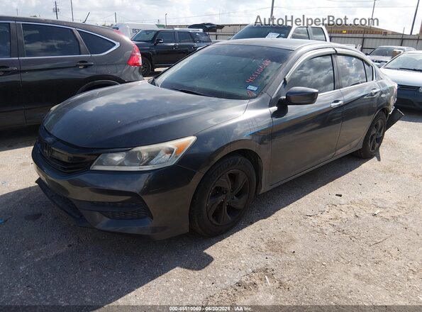 1HGCR2F30HA121585 2017 HONDA ACCORD Black Առջևի ձախ երեք քառորդ տեսարան