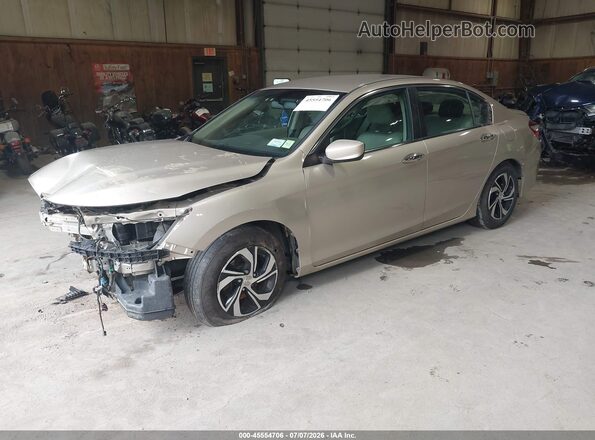 1HGCR2F31GA013572 2016 HONDA ACCORD Желто-коричневый Передняя левая четверть