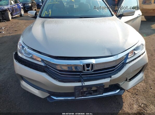 1HGCR2F31GA027567 2016 HONDA ACCORD Золотой Вид спереди