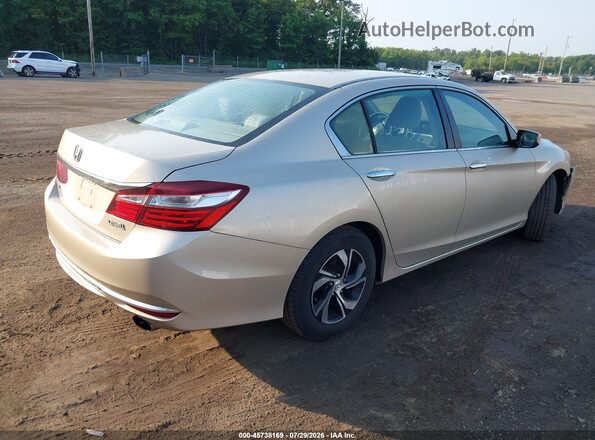 1HGCR2F31GA027567 2016 HONDA ACCORD Золотой Задняя правая четверть