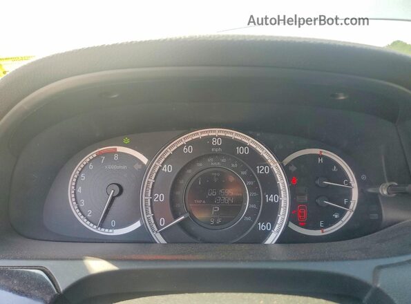 1HGCR2F31GA046944 2016 HONDA ACCORD Silver Widok zestawu wskaźników