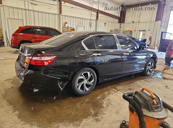 1HGCR2F31GA073383 2016 HONDA ACCORD Black Tył prawy
