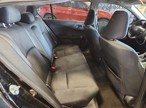 1HGCR2F31GA073383 2016 HONDA ACCORD Black Widok tylnych siedzeń