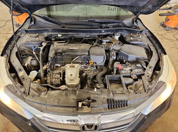 1HGCR2F31GA073383 2016 HONDA ACCORD Black Widok wnętrza z tyłu