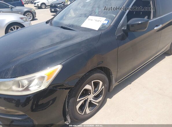 1HGCR2F31GA098476 2016 HONDA ACCORD Черный Вид спереди