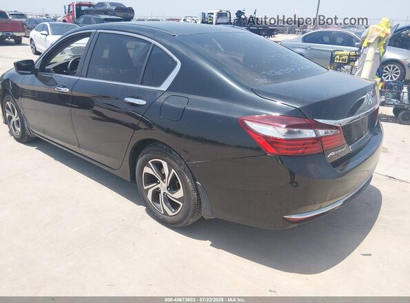 1HGCR2F31GA098476 2016 HONDA ACCORD Черный Задняя левая четверть