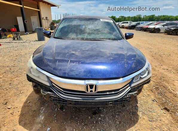 1HGCR2F31GA118855 2016 HONDA ACCORD Blue Вид спереду