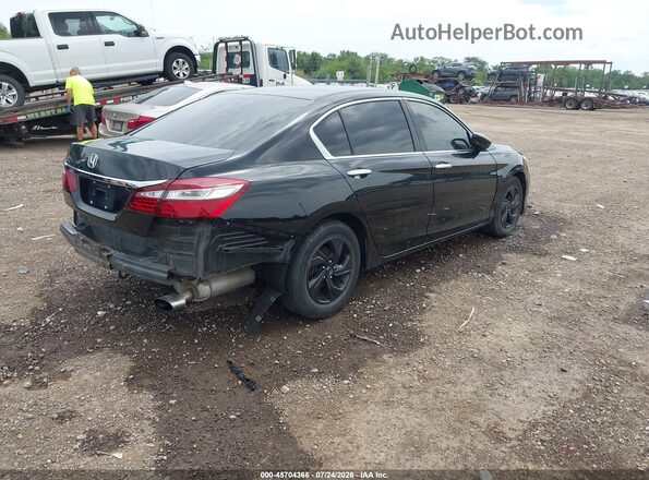 1HGCR2F31GA119911 2016 HONDA ACCORD Black Задня права чверть