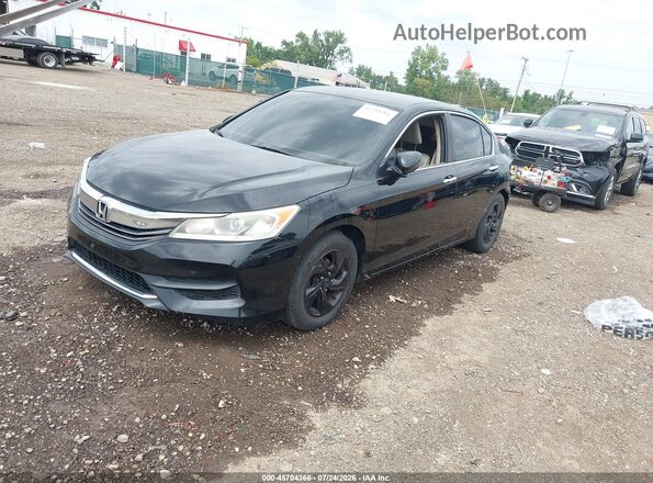 1HGCR2F31GA119911 2016 HONDA ACCORD Black Передня ліва чверть