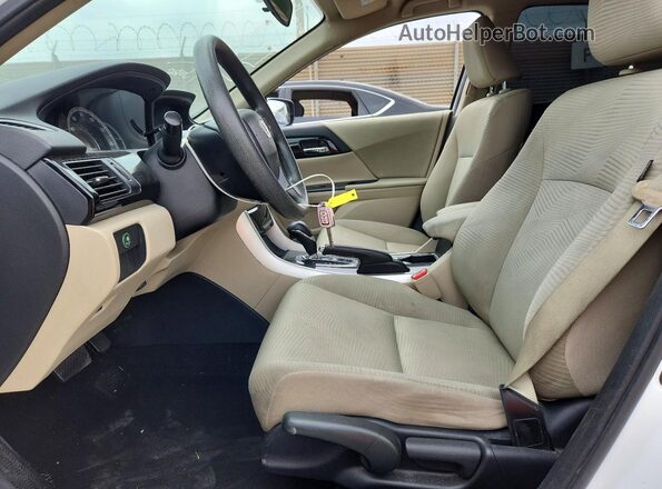 1HGCR2F31GA123148 2016 HONDA ACCORD White წინა სალონის ხედი