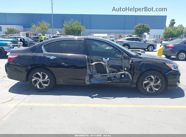 1HGCR2F31HA011998 2017 HONDA ACCORD Black Սալոնի հետևի տեսք