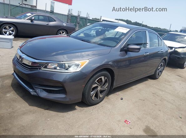 1HGCR2F31HA216074 2017 HONDA ACCORD Gray Przód lewy