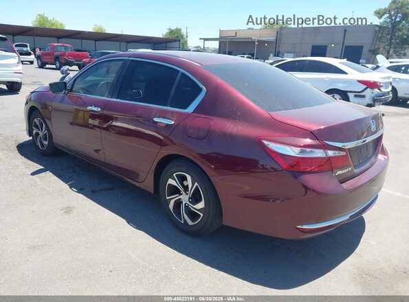 1HGCR2F31HA229388 2017 HONDA ACCORD Red Հետևի ձախ