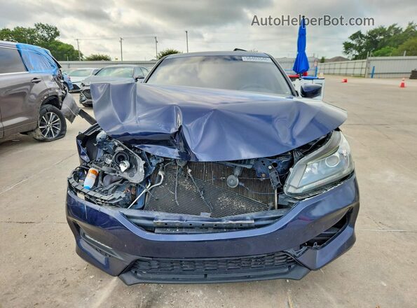 1HGCR2F31HA265775 2017 HONDA ACCORD Blue Вид спереду