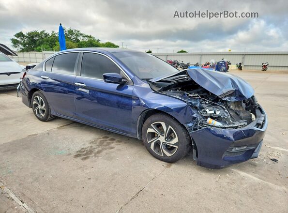1HGCR2F31HA265775 2017 HONDA ACCORD Blue Передня права чверть
