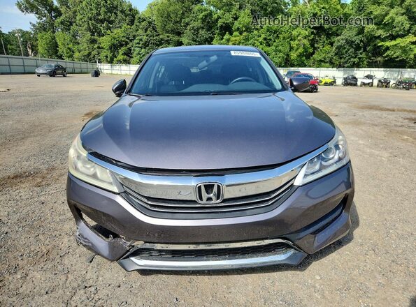 1HGCR2F31HA283337 2017 HONDA ACCORD Gray Вид спереду
