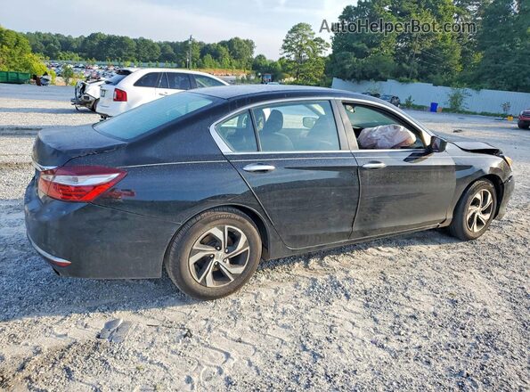 1HGCR2F31HA287176 2017 HONDA ACCORD Черный Задняя правая четверть