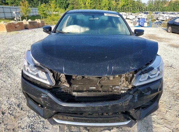 1HGCR2F31HA287176 2017 HONDA ACCORD Черный Вид спереди