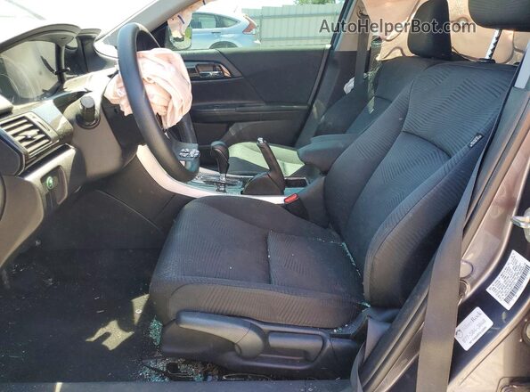 1HGCR2F32GA017520 2016 HONDA ACCORD Gray წინა სალონის ხედი