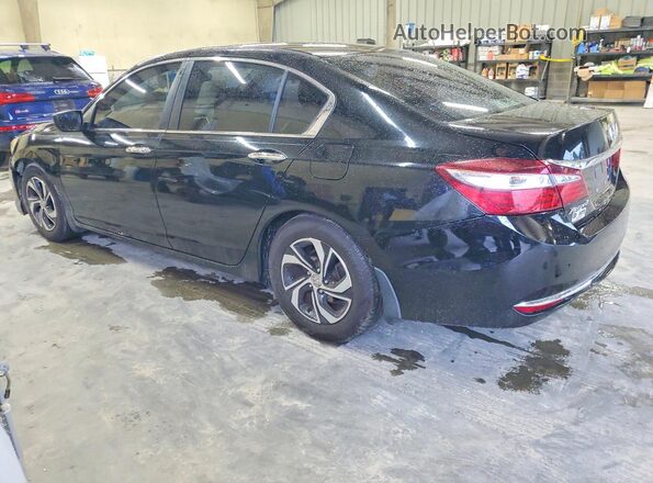 1HGCR2F32GA030445 2016 HONDA ACCORD Black Tył lewy
